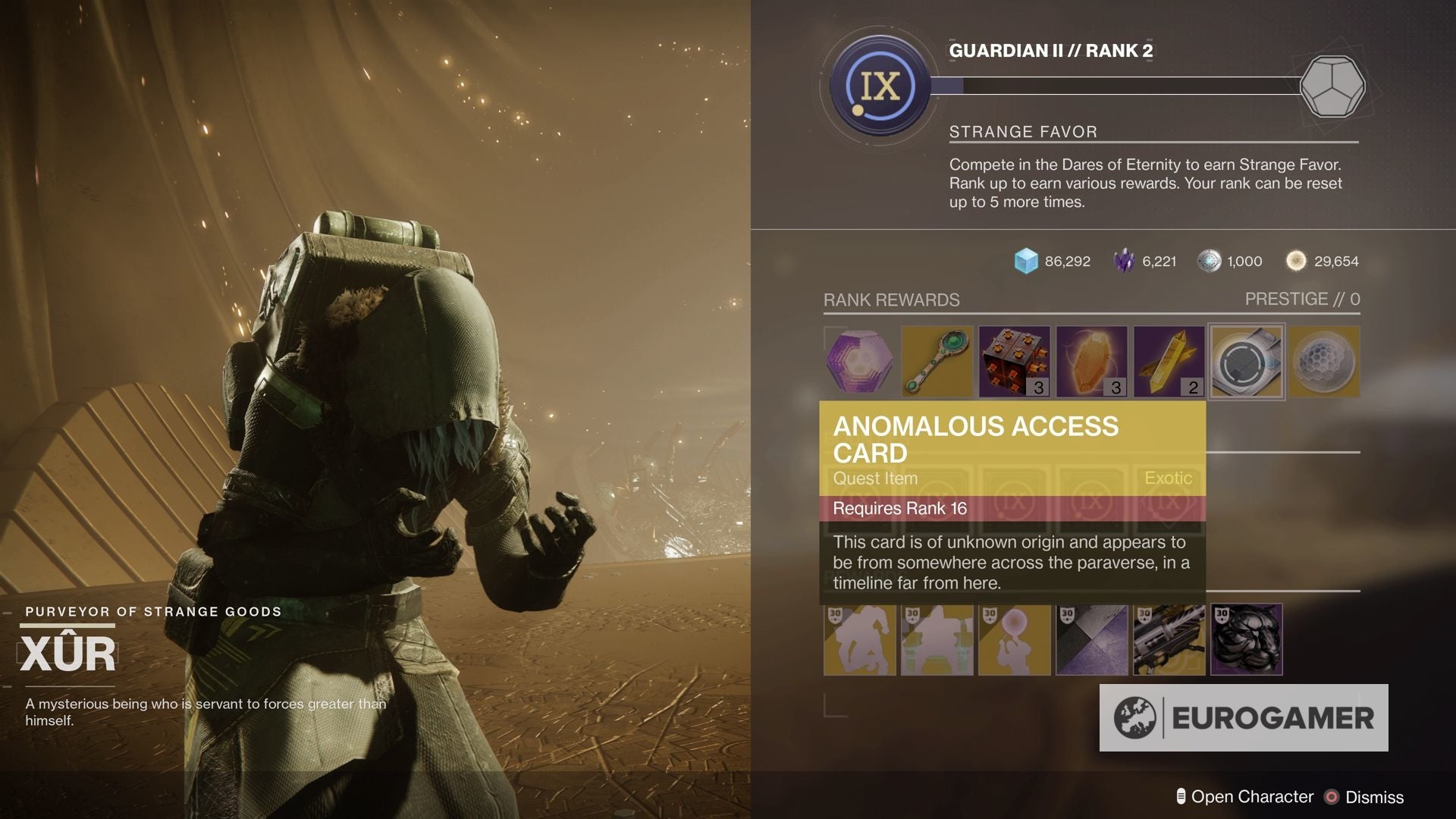 Destiny 2 Forerunner quest How to complete Magnum Opus, use the Strange Key and Anomalous